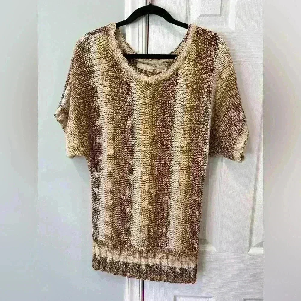 Tweeds Small Tunic Sweater Women’s Multicolor Brown